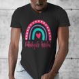 Pathologists' Assistant Graduation 2023 Boho Rainbow Men's V-Neck T-Shirt