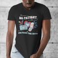 Patriotic Be Patient I'm From The 1900s Fourth Of July USA Men's V-Neck T-Shirt Patriotic Be Patient I'm From The 1900s Fourth Of July USA Men's V-Neck T-Shirt