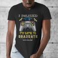 I Paused My Game To Graduate Class Of 2023 Gamer Graduation Men's V-Neck T-Shirt