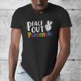 Peace Out PreschoolShirt Graduation Last Day Men's V-Neck T-Shirt