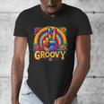 Peace Sign Groovy Vibes Costume Nostalgia Tie Dye Fashion Men's V-Neck T-Shirt