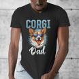 Pembroke Welsh Corgi Corgi Dad Men's V-Neck T-Shirt
