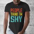 People Think I'm Shy I Introvert Men's V-Neck T-Shirt
