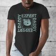 Peppa Pig Father's Day Expert Daddy Vintage Faded Box Logo Men's V-Neck T-Shirt Peppa Pig Father's Day Expert Daddy Vintage Faded Box Logo Men's V-Neck T-Shirt