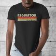 Personal Christmas Retro Vintage Graduation REGULATOR Job Title Profession Birthday Worker Idea Men's V-Neck T-Shirt