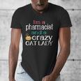 Pharmacist Cat Lady PharmD Women Graduation Men's V-Neck T-Shirt