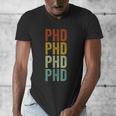 PHD Graduation Doctorate Men's V-Neck T-Shirt