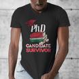 PhD PhD Graduation Gifts PhD Survivor T-Shirt Men's V-Neck T-Shirt
