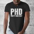 PHD Pretty Huge Debt Doctoral Degree PHD Graduation Men's V-Neck T-Shirt