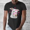 Pitbull Love Pitbull Moms Dads Men's V-Neck T-Shirt