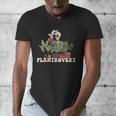 Plant Coffee Love Plantrovert Gardening Introvert Mom Men's V-Neck T-Shirt