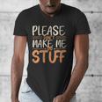 Please Don't Make Me Do Stuff Introvert Teen Lazy Gag Men's V-Neck T-Shirt
