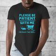 Please Be Patient With Me I'm From The 1900s Pixel Wagon Men's V-Neck T-Shirt