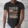 Please Be Patient With Me I'm From The 1900s Retro Humor Men's V-Neck T-Shirt