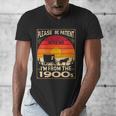 Please Be Patient I'm From The 1900s Sunset Vintage Wagon Men's V-Neck T-Shirt Please Be Patient I'm From The 1900s Sunset Vintage Wagon Men's V-Neck T-Shirt