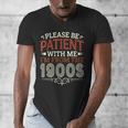 Please Be Patient With Me I'm From The 1900s Vintage Style Men's V-Neck T-Shirt