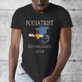 Podiatrist Established 2018 Med School Graduation Shirt Men's V-Neck T-Shirt