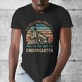 Pre-k Graduation To Kindergarten Retro Vintage Train Kids Men's V-Neck T-Shirt