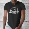 Promoted To Daddy Est 2026 First Time Dad Men's V-Neck T-Shirt