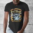 Proud 8th Grade Graduate Axolotl Graduation Eighth Men's V-Neck T-Shirt