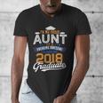 Proud Aunt Of 2018 Graduate Shirt Graduation Grad Class Men's V-Neck T-Shirt