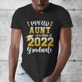 Proud Aunt Of a Class Of 2022 Graduate Graduation 2022 Women Men's V-Neck T-Shirt