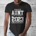 Proud Aunt Graduation Senior 23 Grad Class Of 2023 Men's V-Neck T-Shirt