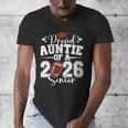 Proud Auntie Of A 2026 Senior Football Graduation Family Men's V-Neck T-Shirt