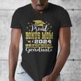 Proud Bonus Mom Of Pre School Graduate 2024 Graduation Bonus Men's V-Neck T-Shirt