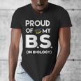 Proud Of My BS In Biology Graduation T-Shirt Men's V-Neck T-Shirt