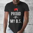 Proud Of My BS Graduation Bachelor's Degree T-Shirt Men's V-Neck T-Shirt