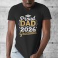 Proud Dad Of A 2026 Graduate Class Of 2026 Dad Graduation Men's V-Neck T-Shirt