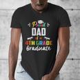 Proud DAD Of A 4th Grade Graduate Graduation 2024 Senior 24 Men's V-Neck T-Shirt