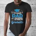 Proud Dad Of a Class Of 2026 Graduate Senior 2026 Men's V-Neck T-Shirt Proud Dad Of a Class Of 2026 Graduate Senior 2026 Men's V-Neck T-Shirt