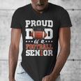 Proud Dad Of a Football Senior 2026 Graduation Men's V-Neck T-Shirt