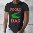 Proud Dad Of A Gator Unique Idea For Fathers Day Men's V-Neck T-Shirt