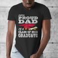 Proud Dad Graduation Shirt 2018 Graduate Tee Men's V-Neck T-Shirt