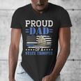 Proud Dad Of A State Trooper Police Officer Graduation Men's V-Neck T-Shirt