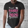 Proud Family Of a Class Of 2026 Graduate For Graduation Men's V-Neck T-Shirt