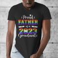 Proud Father Of 2023 Graduate Class 2023 Graduation Family Men's V-Neck T-Shirt