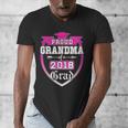 Proud Grandma Of a 2018 Grad Graduation Family Men's V-Neck T-Shirt