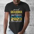 Proud Grandma Of 2023 College Graduate Family 23 Graduation Men's V-Neck T-Shirt