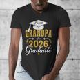 Proud Grandpa Of a Class Of 2026 Graduate For Graduation Men's V-Neck T-Shirt
