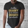 Proud Granny Of Kindergarten Graduate 2024 Graduation Granny Men's V-Neck T-Shirt