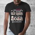 Proud Great Grandma Of 2022 Graduate Class 2022 Graduation Men's V-Neck T-Shirt