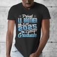 Proud Lil Brother Of 2025 Graduate College Shirt Graduation Men's V-Neck T-Shirt