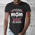 Proud Mom Of a 2021 Senior Year School Graduation Party Men's V-Neck T-Shirt