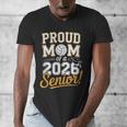 Proud Mom Of a 2026 Senior Volleyball Graduation Men's V-Neck T-Shirt