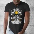 Proud Mom Of Baseball Senior 2026 Graduation Men's V-Neck T-Shirt