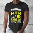 Proud Mom Of a Softball Senior Class Of 2025 Graduation Men's V-Neck T-Shirt